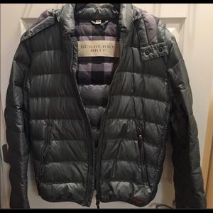 Burberry down jacket. Designer jacket
